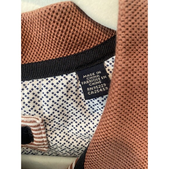 Set of 2 Ted Baker Mens Sz 6 US 2XL GINGEN STRIPED COTTON & Paisley Print POLO - Picture 11 of 13